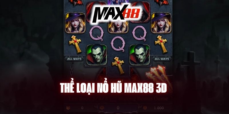 Thể loại nổ hũ Max88 3D 