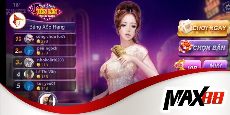 Mậu binh là game nằm trong TOP 5 trò chơi game đánh bài online miễn phí